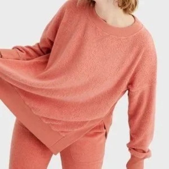 aerie Tops - Aerie Cozy Good Vibes Sherpa Oversized Sweatshirt